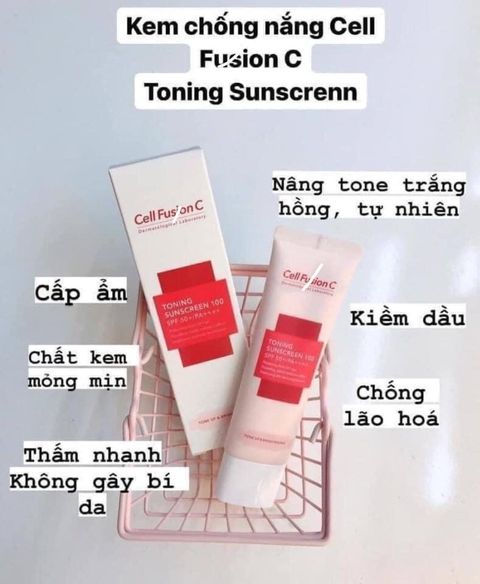 Kem Chống Nắng Cell Fusion C Toning Sunscreen 50ml