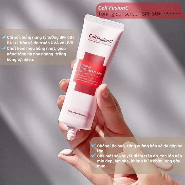 Kem Chống Nắng Cell Fusion C Toning Sunscreen 50ml