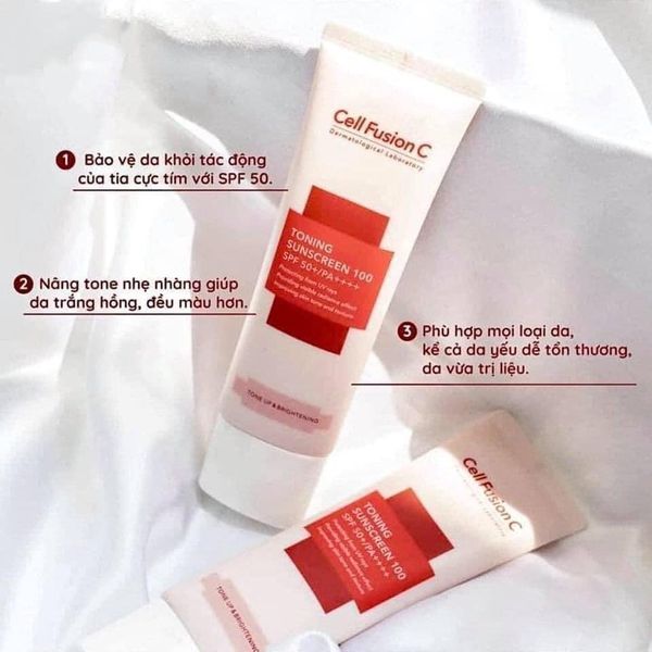 Kem Chống Nắng Cell Fusion C Toning Sunscreen 50ml