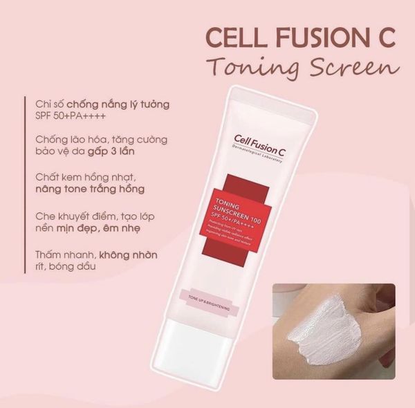 Kem Chống Nắng Cell Fusion C Toning Sunscreen 50ml