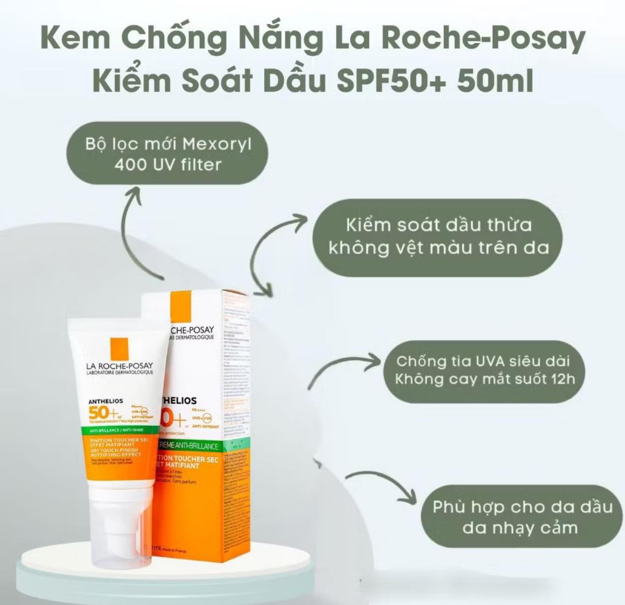 Với các tín đồ làm đẹp skincare Kem Chống Nắng Kiềm Dầu La Roche-Posay đã trở thành một cái tên quen thuộc được tất cả các chị em săn đón