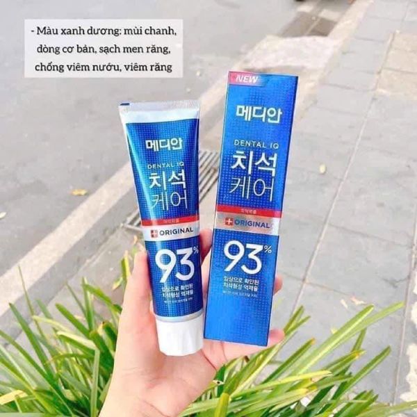 Kem Đánh Răng Median Dental IQ Original Màu Xanh Dương 120g