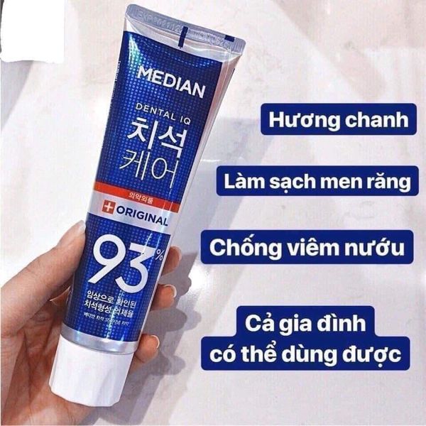 Ưu điểm của Median Dental IQ 93% Toothpaste 120g