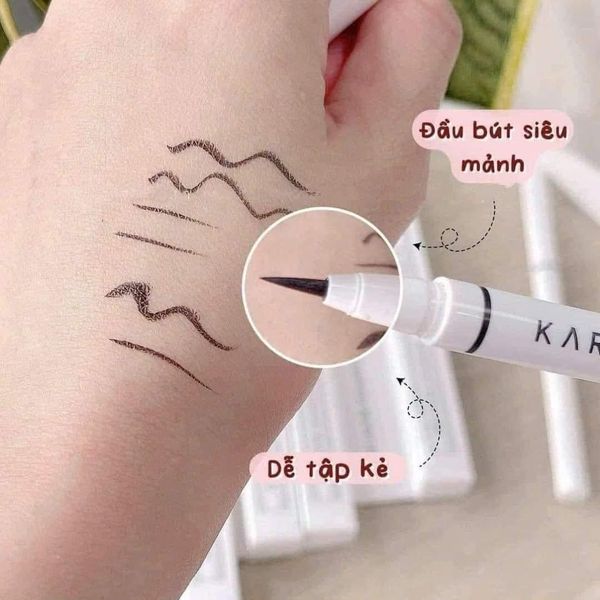 Kẻ Mắt Nước Karadium Waterproof Brush Liner Nữ Hoàng trong các loại kẻ mắt nước