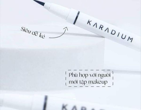 Kẻ Mắt Nước Karadium Waterproof Brush Liner Nữ Hoàng trong các loại kẻ mắt nước