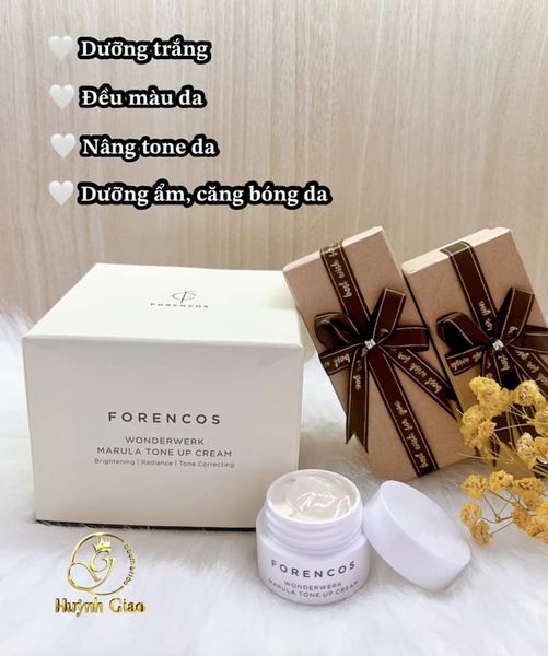 Kem Dưỡng Forencos Màu Trắng Wonderwerk Marula Tone Up Cream