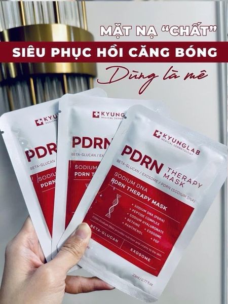 Mặt Nạ PDRN Kyunglab sở hữu siêu dưỡng chất đắt đỏ – quý hiếm