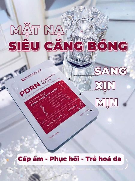 Mặt Nạ PDRN Kyunglab sở hữu siêu dưỡng chất đắt đỏ – quý hiếm