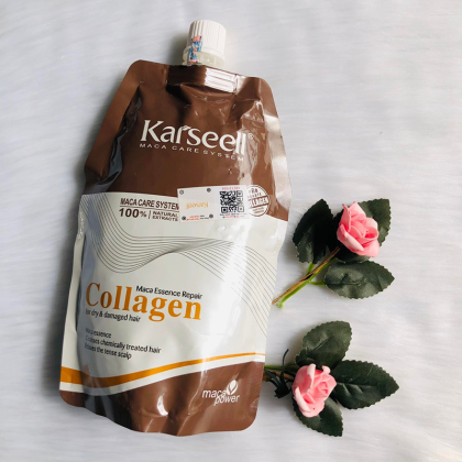 Kem Ủ Tóc Karseell Collagen Macca Essence Repair 500ml Phục Hồi Tóc