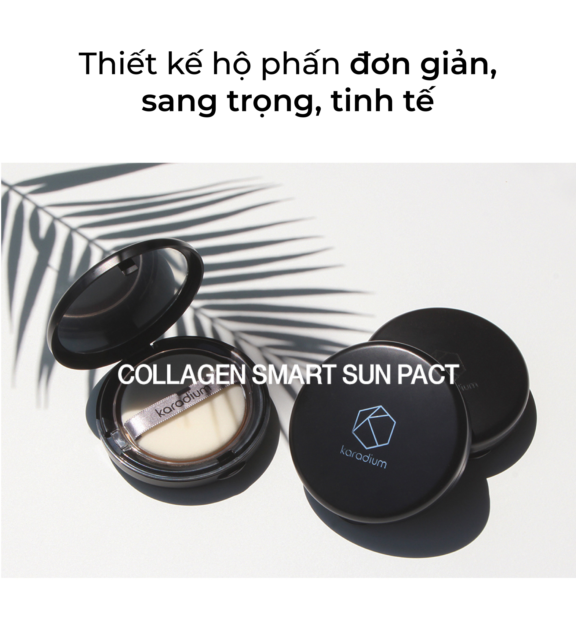 Phấn Phủ Karadium Collagen Smart Sun Pact 11g