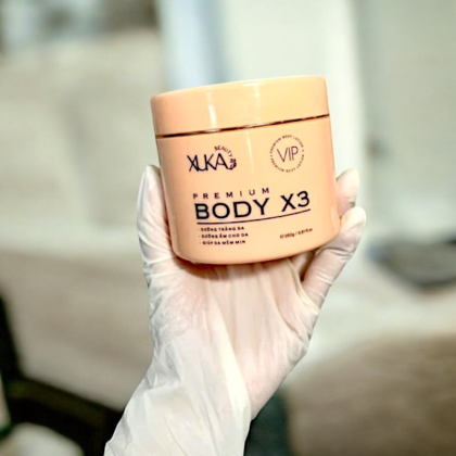 Kem dưỡng trắng da Body Xuka Beauty Premium X3 da khó trắng trở nên sáng hơn