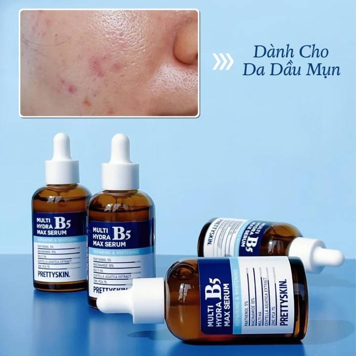 Tinh chất Pretty Skin Multi Hydra B5 Max Serum cho da dầu