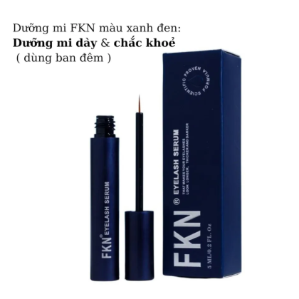 Ưu điểm serum dưỡng mi ban đêm FKN Eyelash Serum 5ml Xanh đen