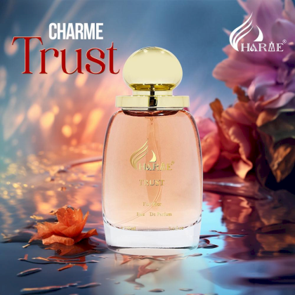 Hương thơm chai nước hoa Charme Trust2024 được ví von như một bó hoa nở rộ trên cơ thể nàng