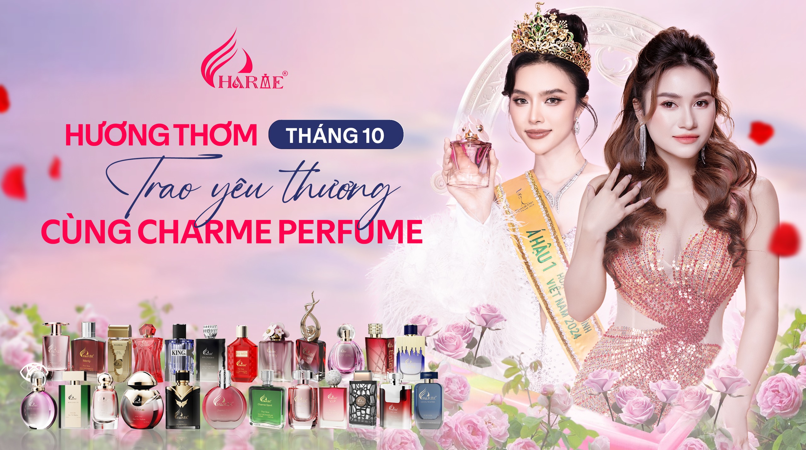 Hương thơm tháng 10 trao yêu thương cùng Charme Perfum