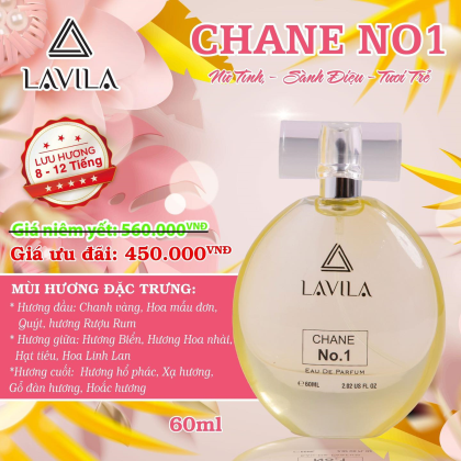 Nước hoa Lavila Chanel Coco phong cách nữ tính, sành điệu, tươi trẻ 60ml