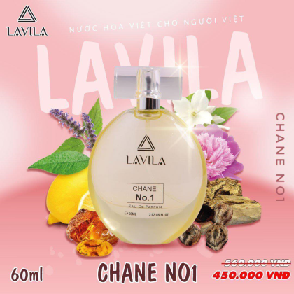 Nước hoa Lavila Chanel Coco phong cách nữ tính, sành điệu, tươi trẻ 60ml