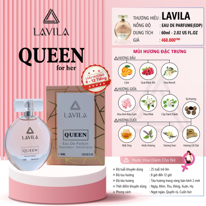 Nước hoa Lavila Good Girl phong cách gợi cảm, quyến rũ, lôi cuốn 60ml