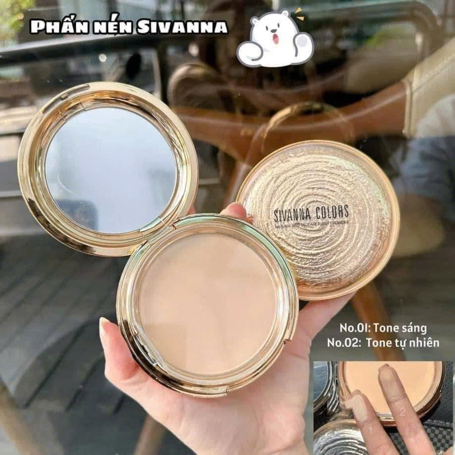 Phấn Phủ Siêu Mịn  Sivanna Colors Natural And Delicate Beauty Power