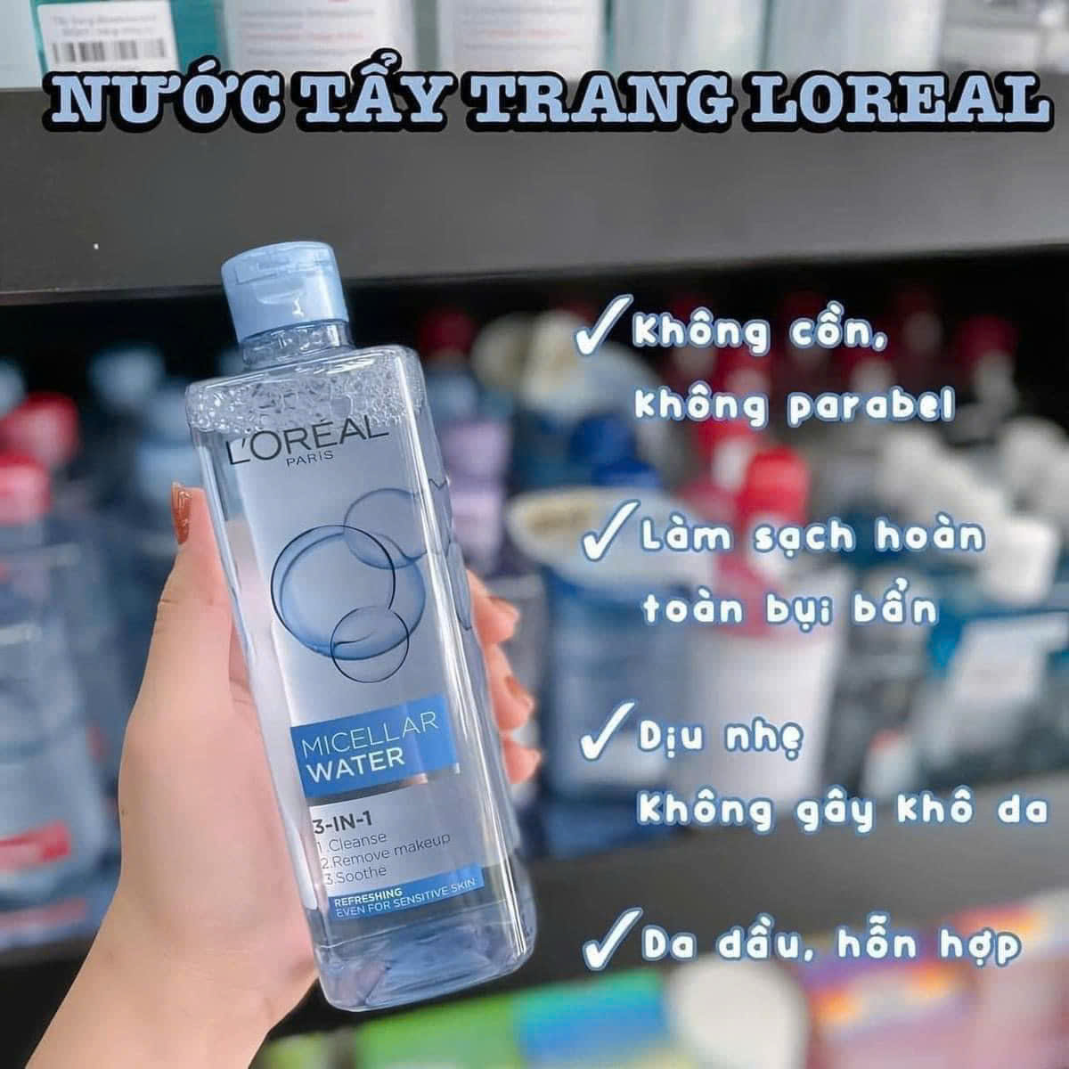 Nước tẩy trang L