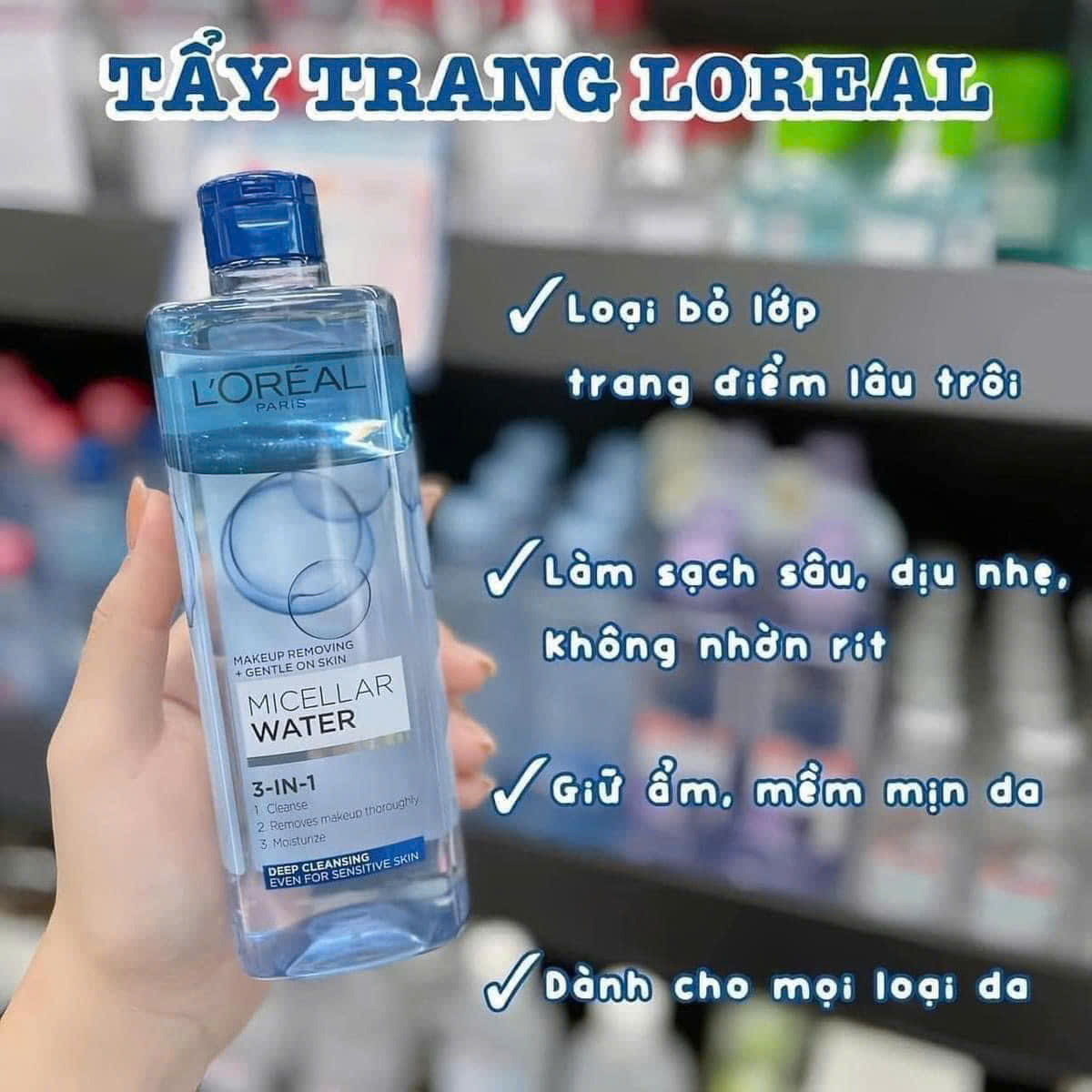 Nước tẩy trang L