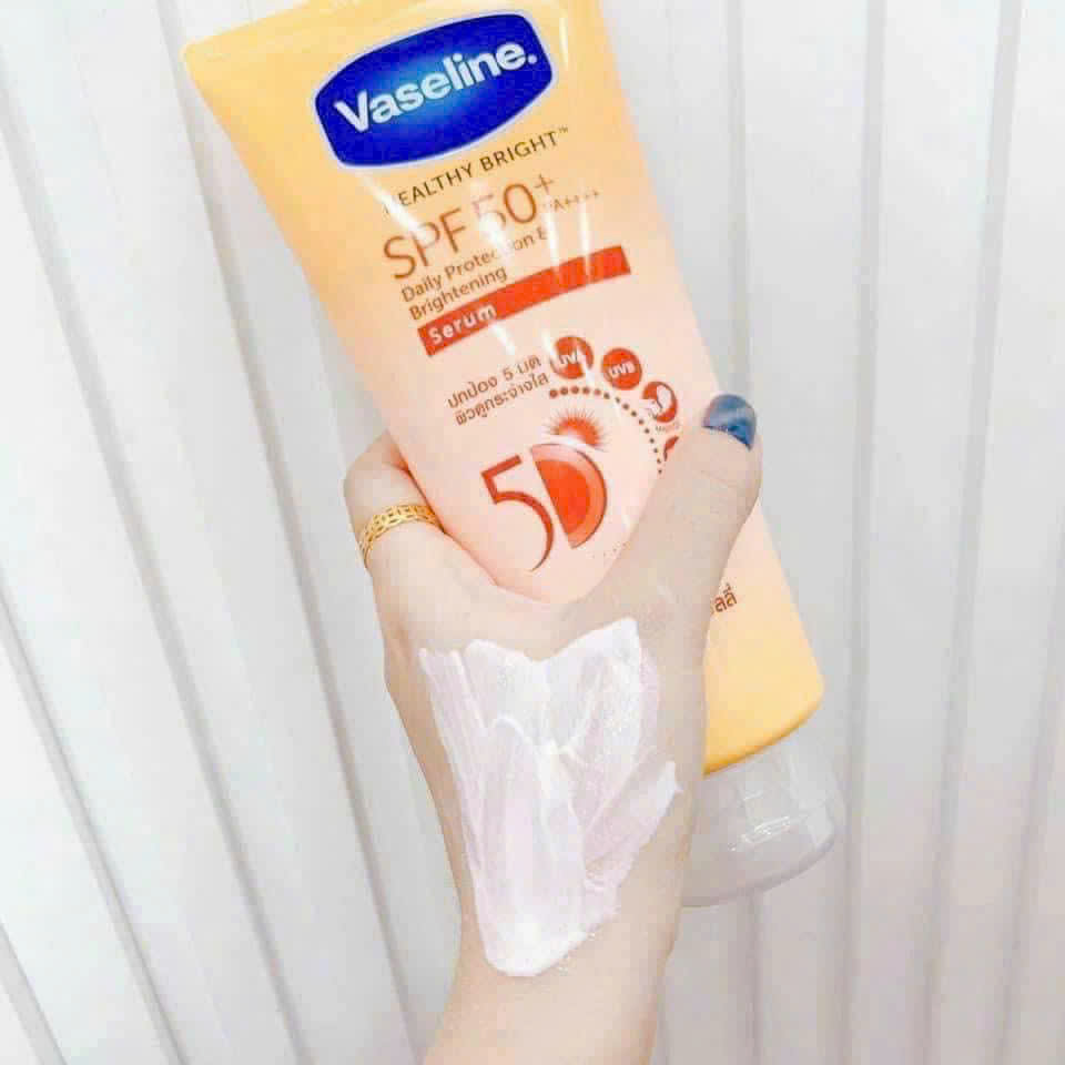 Sữa Dưỡng Thể Trắng Da Vaseline 50x Bảo Vệ Da Với Spf 50+ Pa++++