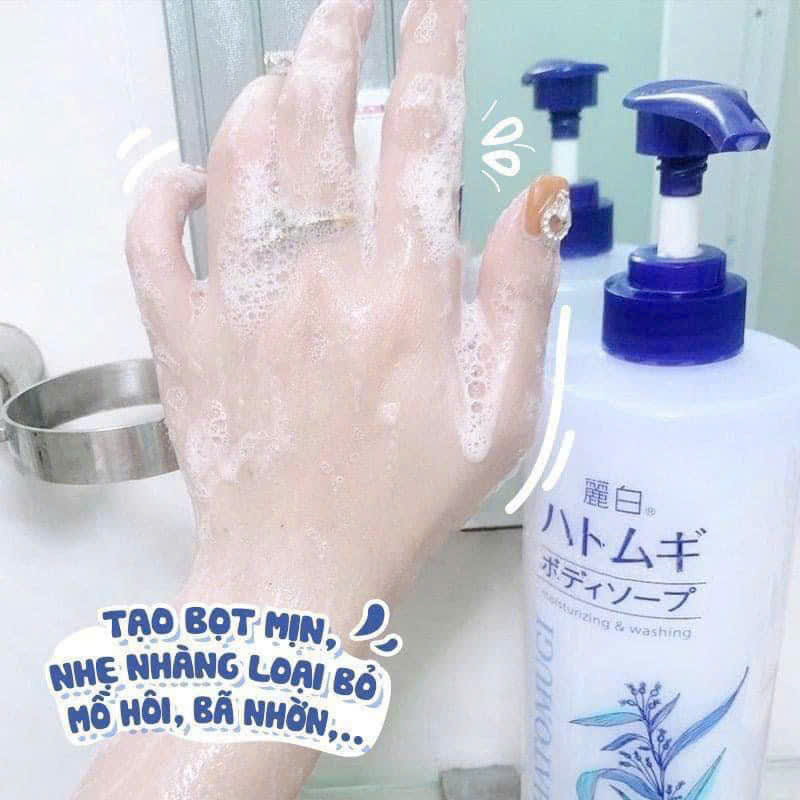 Sữa tắm ý dĩ Hatomugi  800ml của Nhật Bản