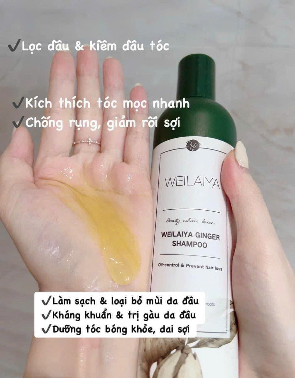 dầu gội xả Weilaiya dùng là ghiền