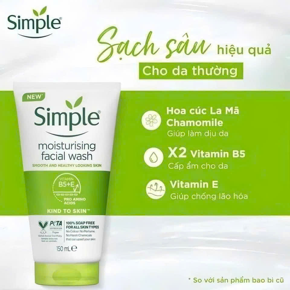 Sữa rửa mặt  Simple