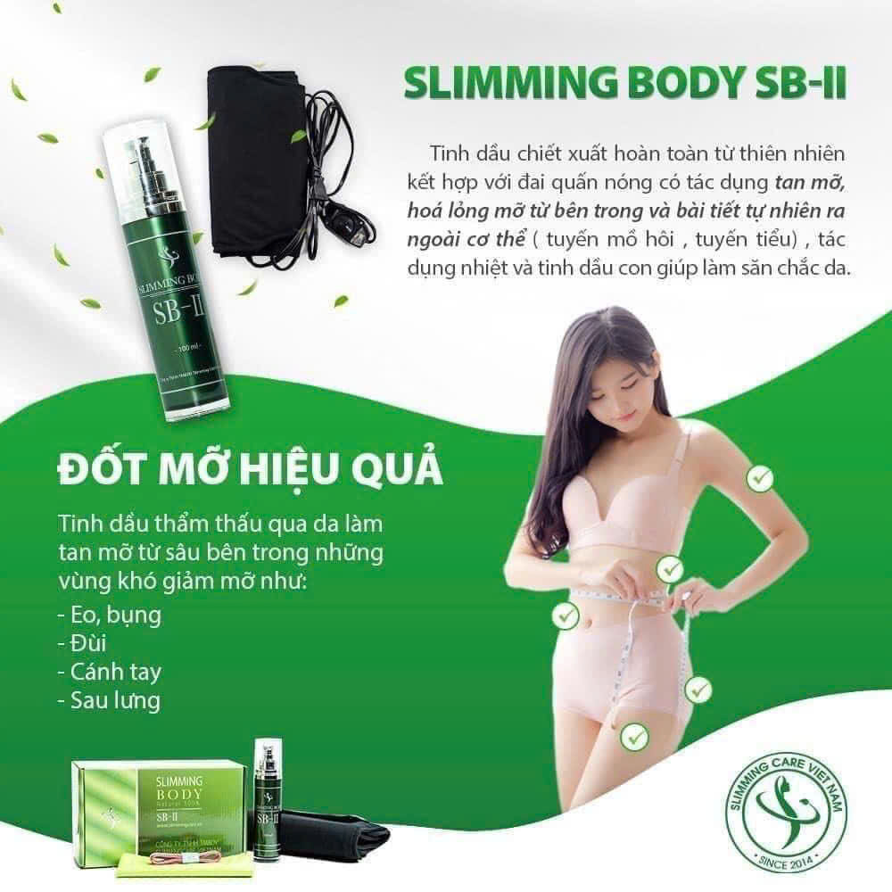 Đai ủ nóng thải mỡ Slimming body SB