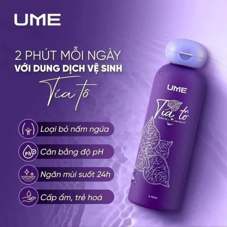 Dung dịch vệ sinh Ngọc Trinh Lá Tía Tô Ume