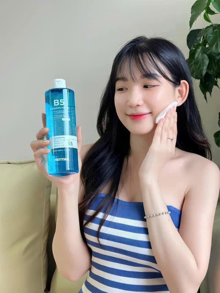 Với tẩy trang Hydra B5 Cleansing Water từ Prettyskin, bạn không cần phải lo lắng về việc làm sạch da