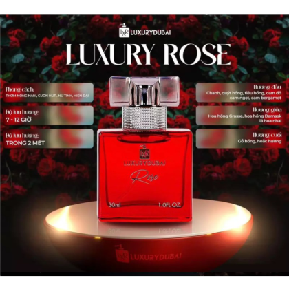 Nước Hoa Luxury Dubai Rose 30ml Mùi Nữ