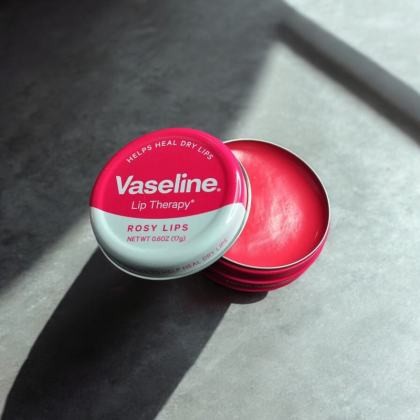 Son Dưỡng Vaseline Hộp Thiếc Màu Hồng Lip Therapy Rosy Lips 20g