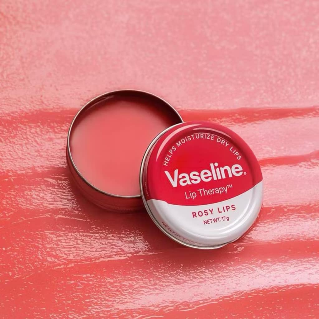 Son Dưỡng Vaseline Hộp Thiếc Màu Hồng Lip Therapy Rosy Lips 20g Tạo cho đôi môi cảm giác đầy sức sống