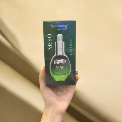 Serum Lục Tảo Soo Young Meso Essence 35ml Phiên Bản Mới  Tặng Sữa Rửa Mặt Mini