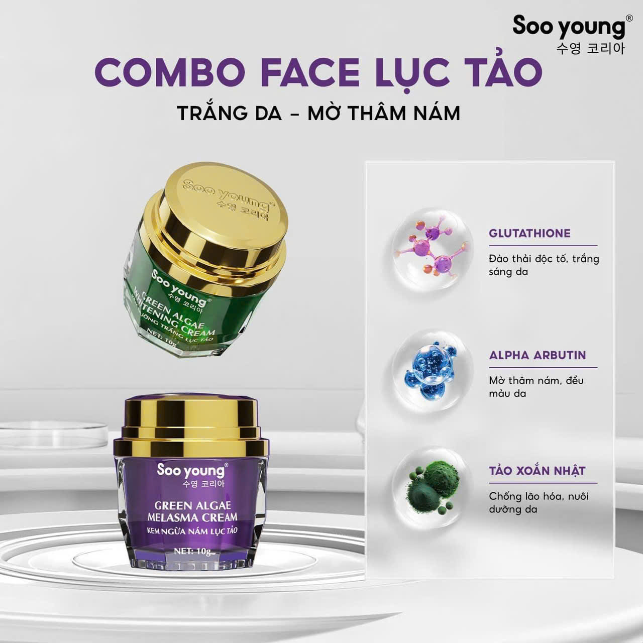 Điểm danh 6 hoạt chất vàng chống lão hóa hiệu quả của nhà Soo Young