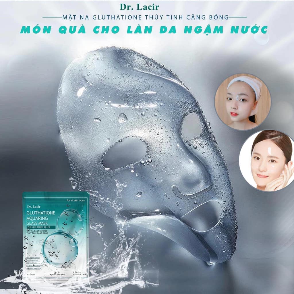 Da nhạy cảm khó chiều vẫn được yêu với Mặt Nạ Thủy Tinh Dr Lacir Glu Aquaring Glass Mask