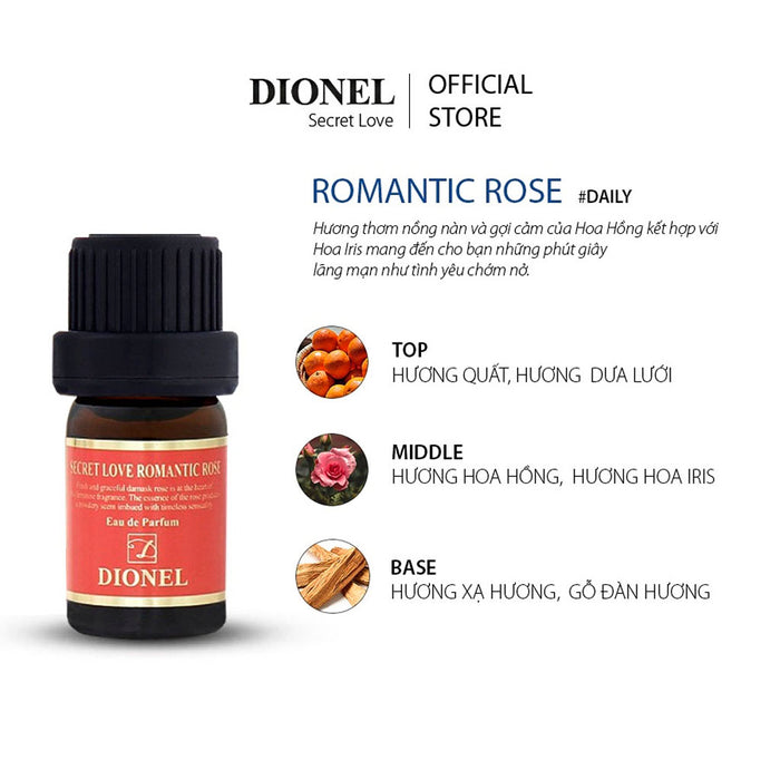 Nước hoa vùng kín Dionel Secret Love Romantic Rose