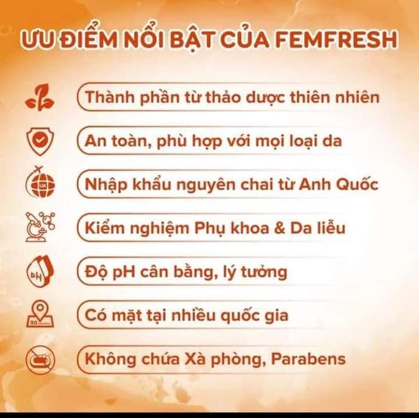 Dung dich vệ sinh Femfresh bí quyết để hàng triệu chị em phụ nữ chăm sóc cô bé sạch khỏe thơm mát