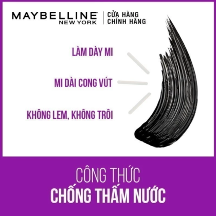 Mi cong chuẩn salon Mascara Maybelline The Falsies Lash Lift Waterproof