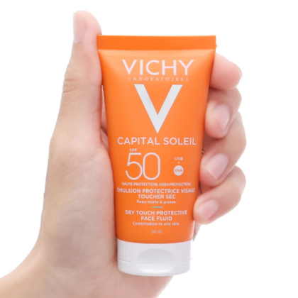 Kem chống Nắng Vichy Capital Soleil Dry Touch Face Fluid SPF50 UVA+UVB