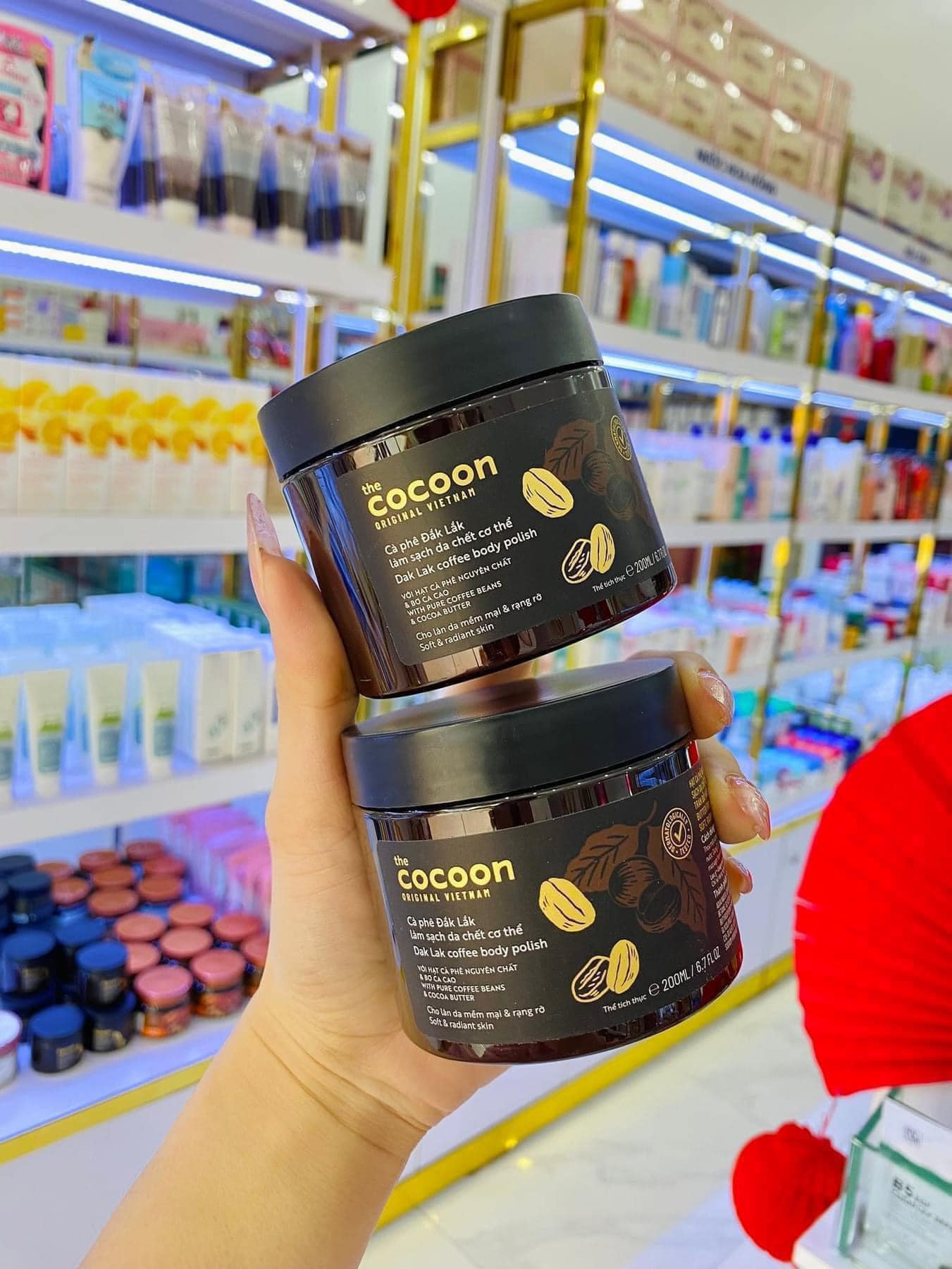 Tẩy trang cà phê Đắk Lắk làm sạch body Cocoon Original Việt Nam