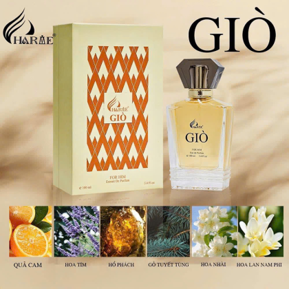 Nước Hoa Charme Giò Mùi Nam 100ml