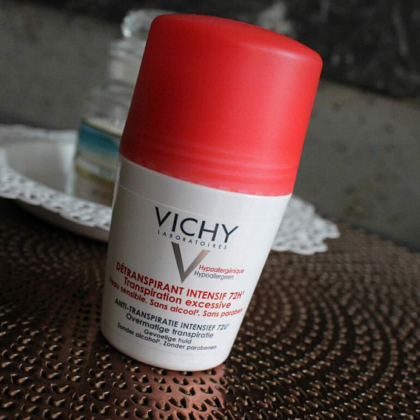 Vichy Détranspirant Intensif 72H - Lăn Khử Mùi Hiệu Quả Kéo Dài 72H 50ml Nắp Đỏ