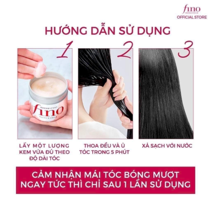 Kem Ủ Tóc Dưỡng Ẩm Hỗ Trợ Cải Thiện Tóc Hư Tổn Fino Premium Touch 230g