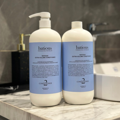 Batious Extra Volume Shampoo Bản Xanh  Bộ Gội Xả Dành Cho Da Dầu Ngăn Chặn Dầu Thừa Làm Phồng Tóc