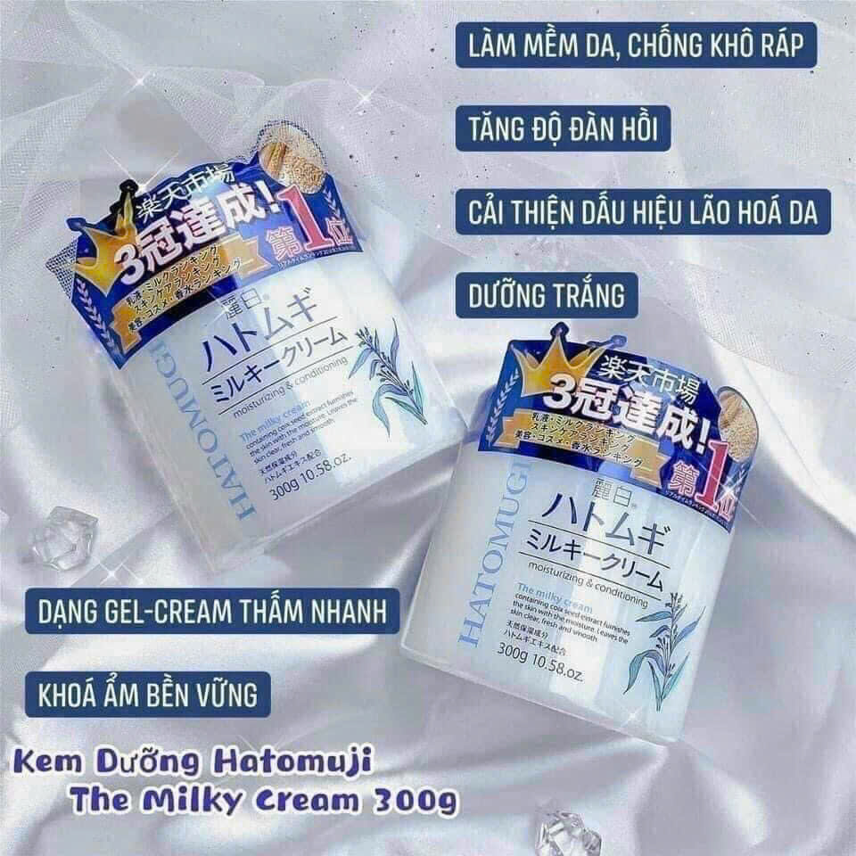 Kem dưỡng Hatomugi The Milky Cream