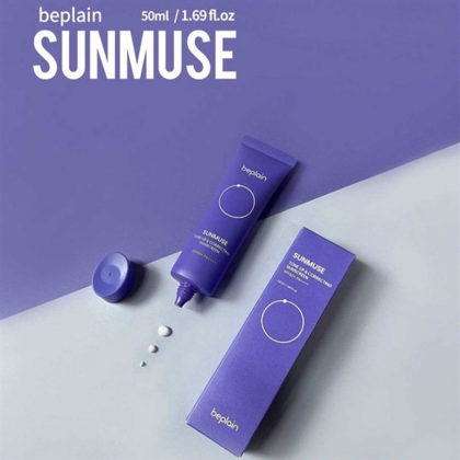 Kem Chống Nắng Tím Beplain Sunmuse Tone Up & Correcting Sunscreen SPF50+ PA++++