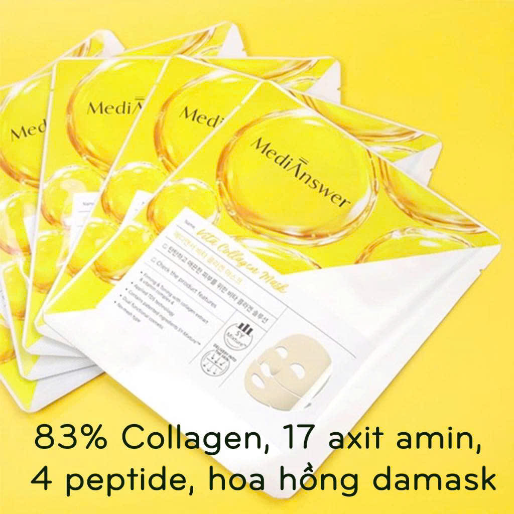 Mỗi lần đắp là mỗi lần đã Mặt Nạ Thạch Collagen Medianswer